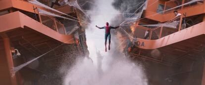 Un fotograma de 'Spiderman: Homecoming'.