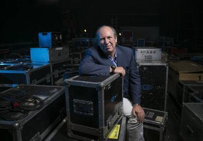 Hans Zimmer, en el escenario del Teatro Real.