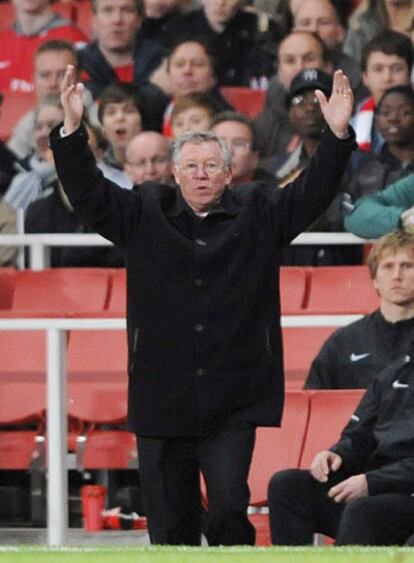 Ferguson, ante el Arsenal.