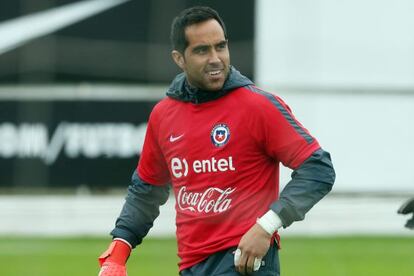 El portero chileno Claudio Bravo.