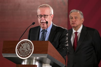 Carlos Urzúa y Andrés Manuel López Obrador