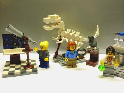 Os novos bonecos Lego retratam mulheres cientistas.