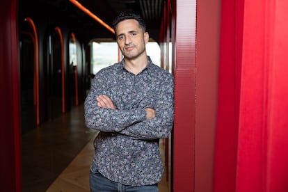 El vicepresidente de Netflix España, Diego Ávalos, en la sede de su compañía en Tres Cantos (Madrid).