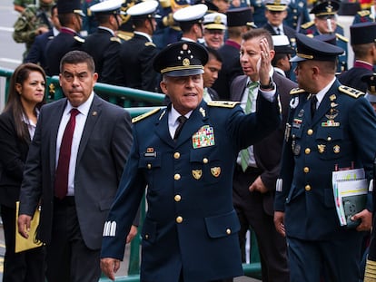 El exministro de Defensa de México Salvador Cienfuegos en una foto de archivo.