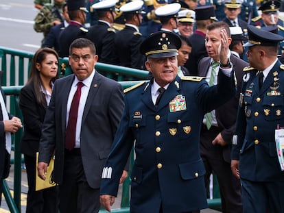 El general Salvador Cienfuegos durante un acto en 2017.
