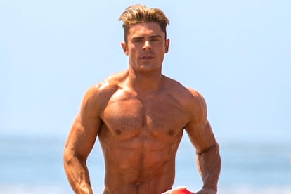 Zac Efron, que ganó una enorme cantidad de masa muscular para su papel de 'Los vigilantes de la playa', advirtió al público de que su físico no era ni sano ni realista.