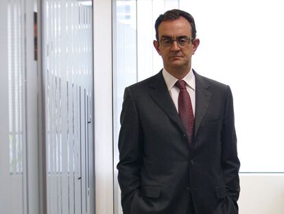 El presidente de Acciona Agua, durante la entrevista.