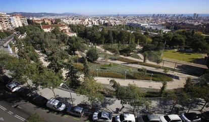 El nuevo parque del Guinardó tendrá ocho accesos.