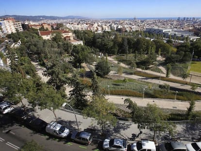 El nou parc del Guinardó tindrà vuit accessos.