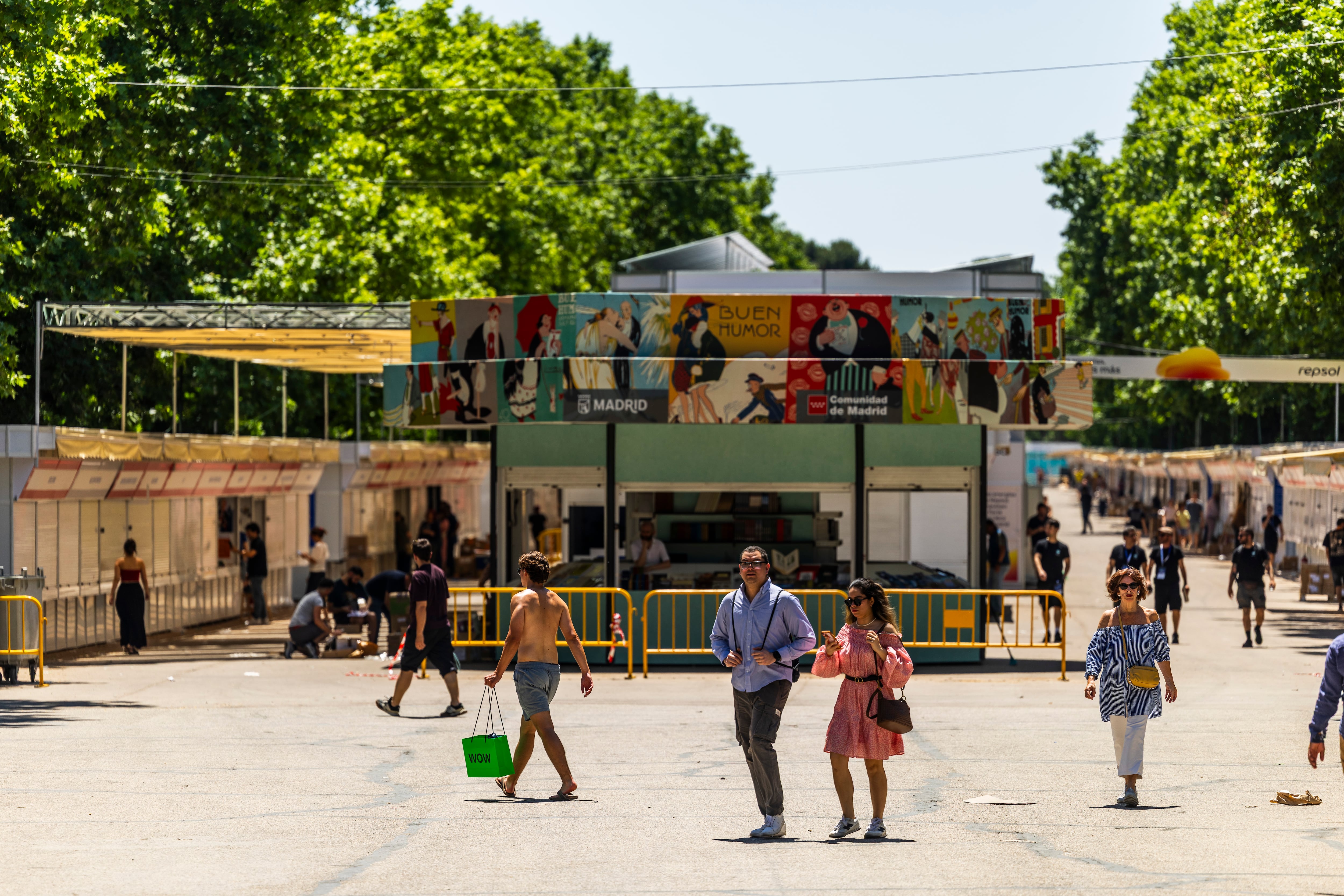 El tema de la Feria del Libro de Madrid este año es el humor, asunto en torno al que giran la mayoría de las actividades.