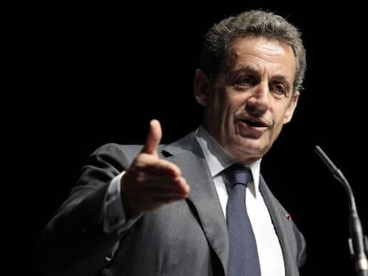 Nicolas Sarkozy, el pasado 22 de abril en Niza. 