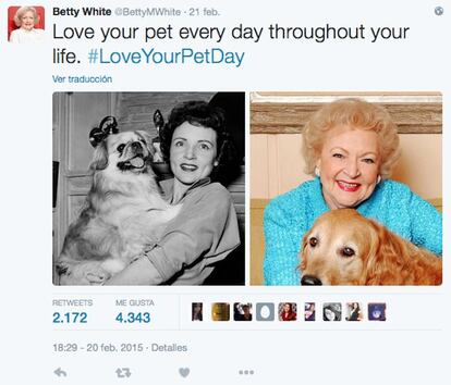 La que fuera una de Las chicas de oro sigue demostrando que no le gana nadie como abuela buenrollista. Protagonista de la serie cómica Hot in Cleveland (Póquer de reinas), Betty White se ríe de los años haciendo bromas relacionadas con su sex appeal. En su Twitter hay hueco para la promoción y los saludos positivos en fechas señaladas como el día de la mascota o en Acción de Gracias. “Vivir hasta los 100 años sin un buen funcionamiento cerebral no es buena idea” dice el investigador del Colegio de Medicina Albert Einstein de Estados Unidos, el doctor Barzilai. Sin embargo “hemos descubierto que la misma variante genética que permite la longevidad podría proteger contra el deterioro mental y el Alzheimer”. As´que cada vez va a ser más cierto eso de que ¡nunca es tarde!.