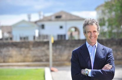 Alessandro Benetton, nuevo presidente del grupo textil italiano, posa en Ponzano Veneto (Italia).