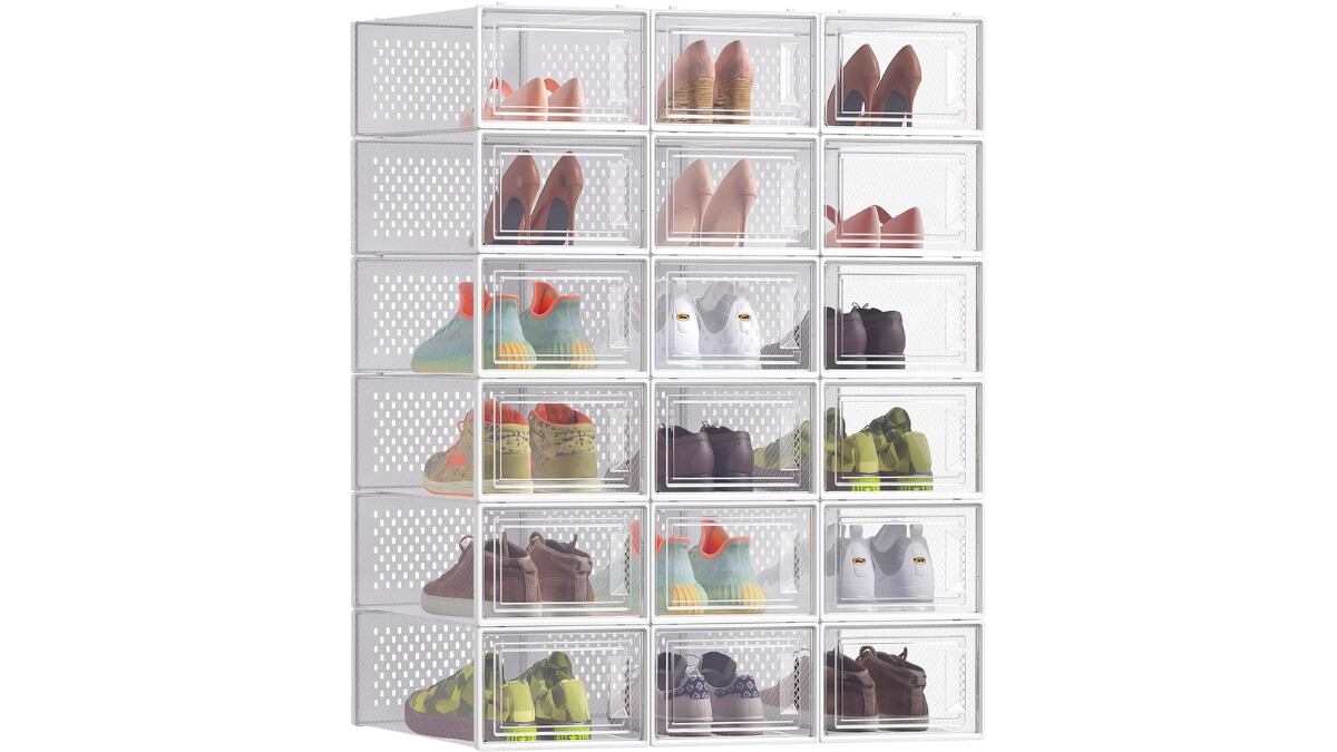 Organizadores de zapatos.