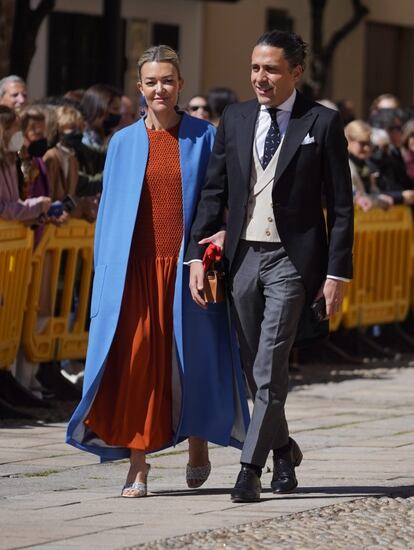 Marta Ortega, en su primera aparicin pblica como presidenta de Inditex junto a su marido, Carlos Torretta.