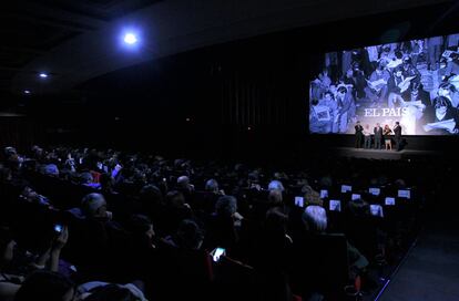 Momento de la presentación.