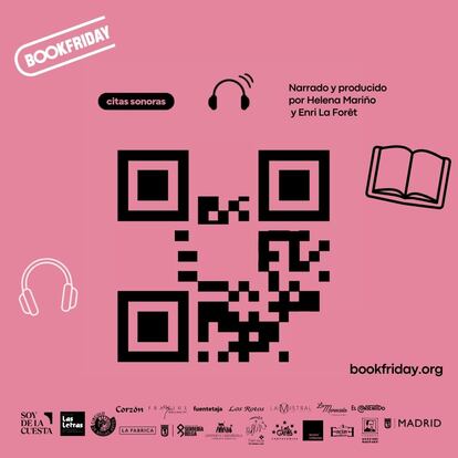 El código QR para escuchar las citas sonoras de Helena Mariño.