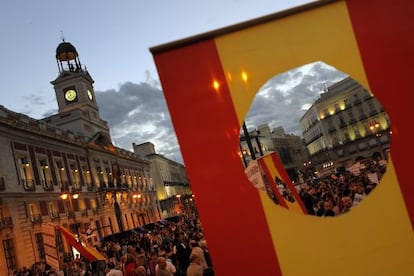 Manifestación en la Puerta del Sol de Madrid en 2013.