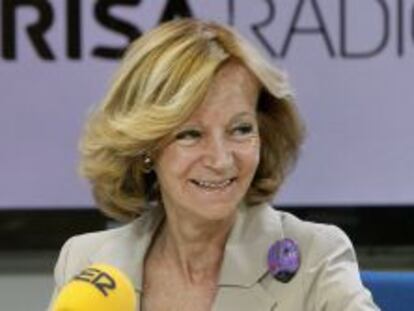 La vicepresidenta Elena Salgado en la cadena SER.