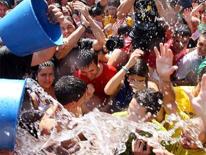 Vilagarcía, la mayor fiesta pasada por agua
