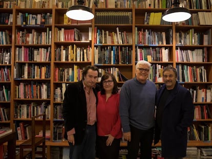 Desde la izquierda, H&eacute;ctor Faver, Soledad Luque, Jos&eacute; Mar&iacute;a &#039;Chato&#039; Galante y Eduard Fern&aacute;ndez.