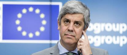 El presidente del Eurogrupo, Mario Centeno.