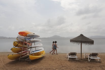 Mar menor playa Isla del Ciervo