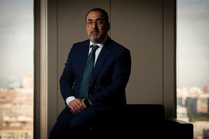  Sergio Díaz Granados, presidente de CAF Banco de Desarrollo de América Latina, en la Torre Picasso. 