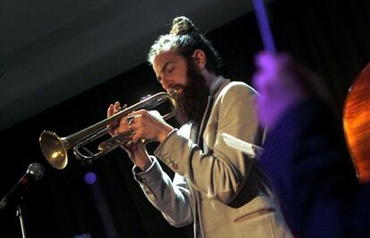 El trompetista Avishai Cohen, en concierto.