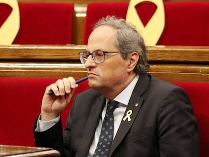 El presidente de la Generalitat, Quim Torra.