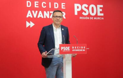 Diego Conesa, secretario general del PSOE en Murcia.