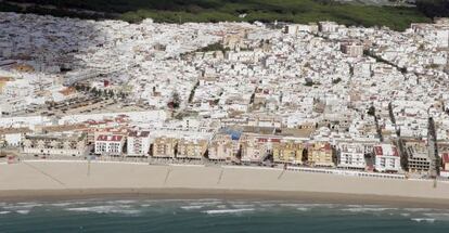 Vista aérea de Barbate en 2007.