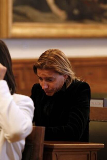 Marta Domínguez en el Senado.