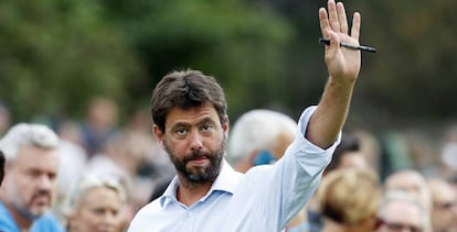 El presidente del Juventus, Andrea Agnelli.