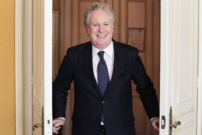 Jean Charest, durante su visita a Madrid.