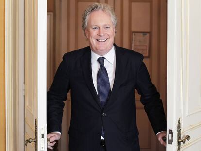 Jean Charest, durante su visita a Madrid.