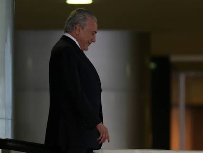 Presidente Michel Temer no Palácio do Planalto.