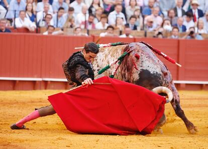 Juan Ortega, durante la pasada Feria de Abril de Sevilla.