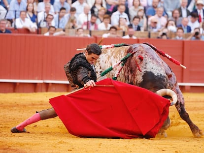 Juan Ortega, durante la pasada Feria de Abril de Sevilla.