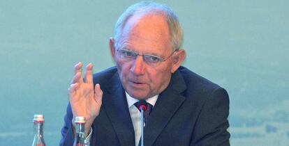 El ministro de Finanzas alem&aacute;n, Wolfgang Scha&uuml;ble