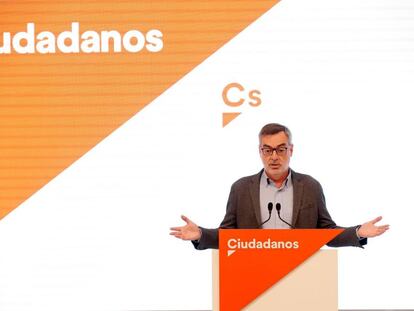 José Manuel Villegas, número dos de Ciudadanos.