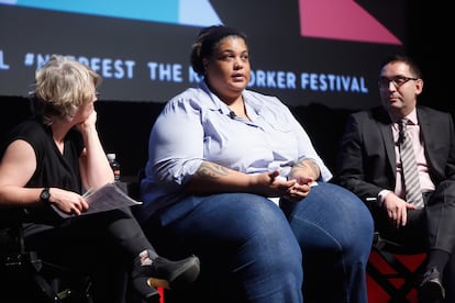 Jill Lepore, periodista del ‘New Yorker’, Roxane Gay y el profesor de Historia de la Northwestern University, Geraldo Cadava, en una charla de The New Yorker Festival en 2015