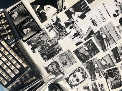 'Collage' realizado con algunas de las fotografías de Miralda.