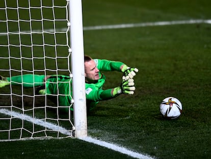 Ter Stegen, durante la tanda de penaltis.