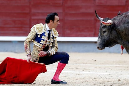 Desplante de El Cid ante un victorino el 18 de marzo de 2018 en Las Ventas.