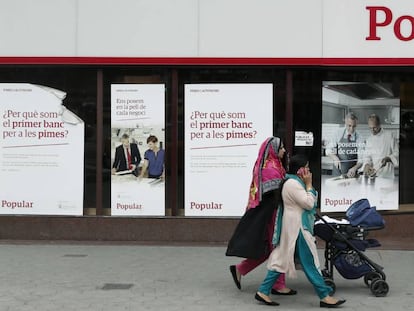 Oficina del Banco Popular en Barcelona.