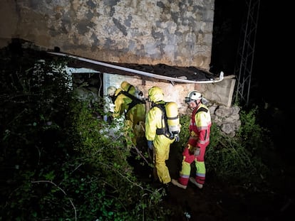 Cabaña de San Roque de Riomiera donde aparecieron las vacas muertas en julio.