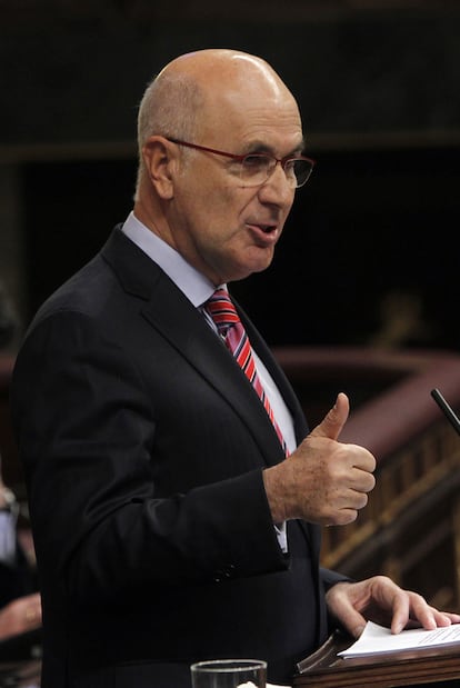 Josep Antoni Duran, en el debate de la investidura de Rajoy.