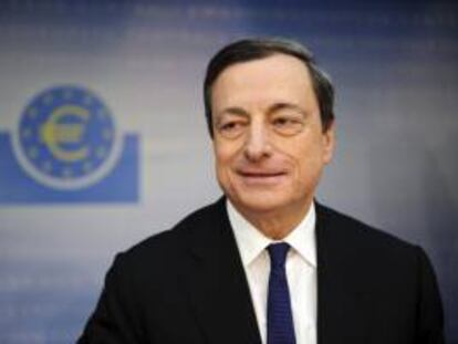 El presidente del Banco Central Europeo (BCE), Mario Draghi. EFE/Archivo