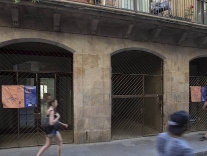 Un dels locals de protecció de Ciutat Vella.